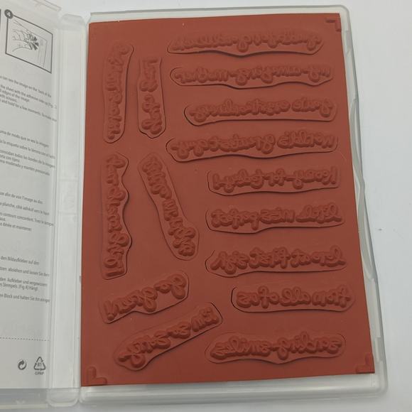 Stampin Up Stamp Set GREATEST GREETINGS 140706 Stamping Cardmaking Papercraft - Picture 3 of 4